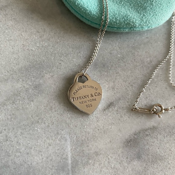 Tiffany & Co. Jewelry - Tiffany & Co Return to Tiffany Heart Tag Necklace